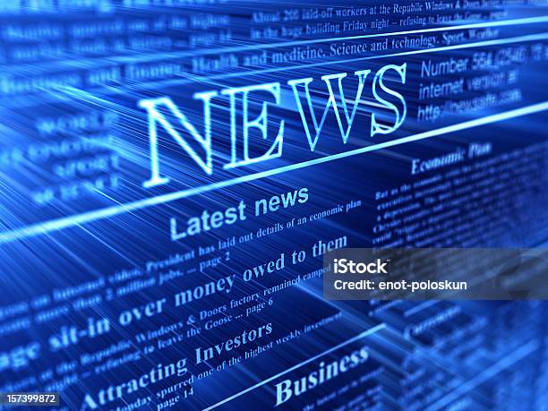 News Stock Photo - Download Image Now - Newspaper, The Media, Backgrounds
