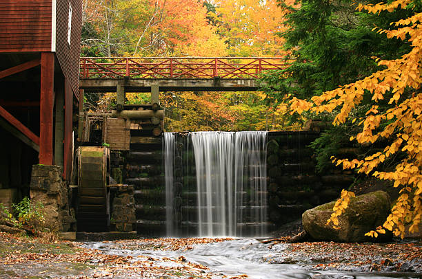 Old Grist Mill  water wheel stock pictures, royalty-free photos & images