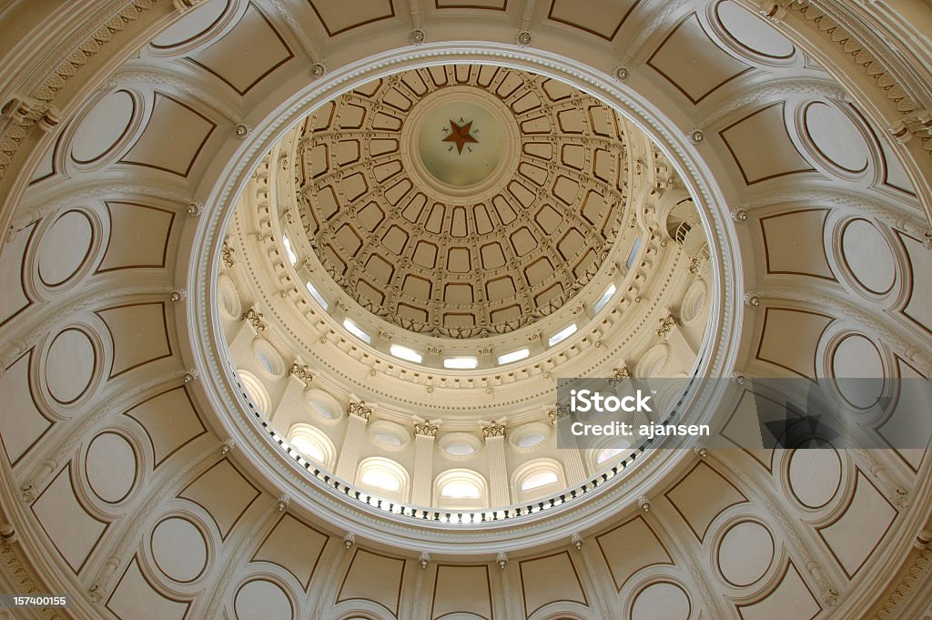 Texas state capital building in Austin Dome of the state capital building of Texas in Austin Texas State Capitol Stock Photo