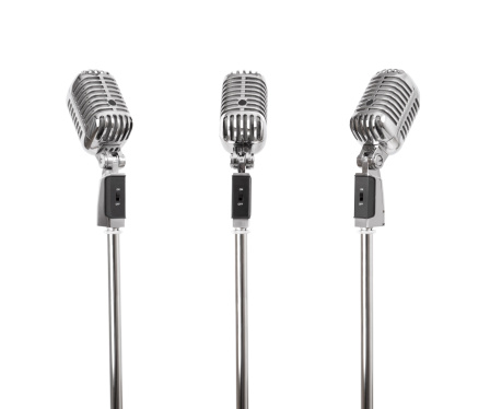 Three of a kind - Retro Microphones (+clipping paths, XXL)