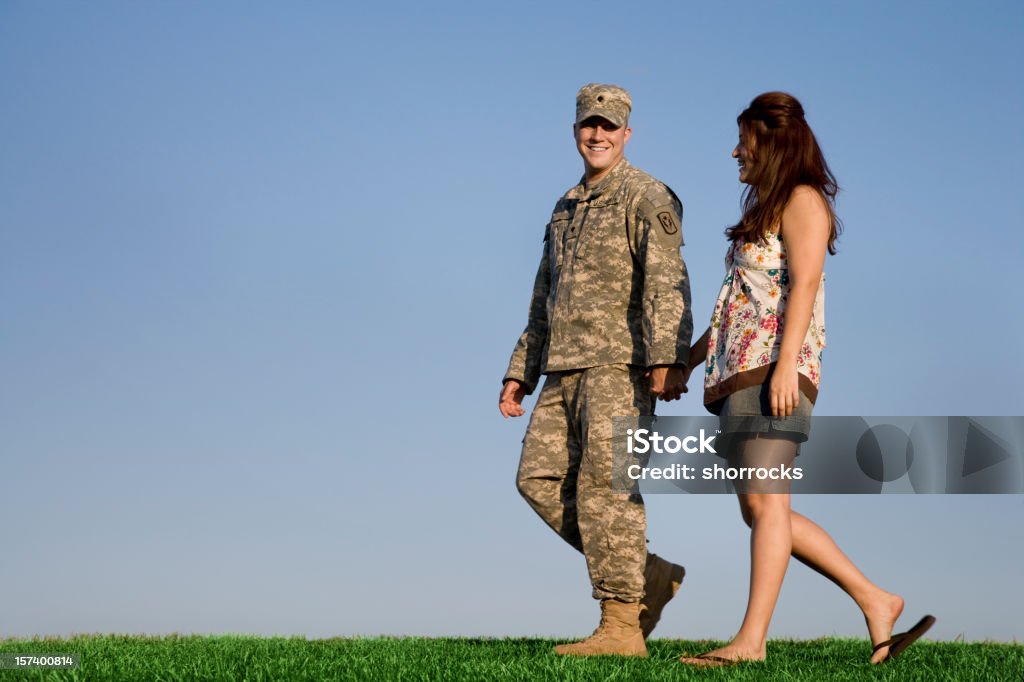 Militärische paar - Lizenzfrei Militär Stock-Foto