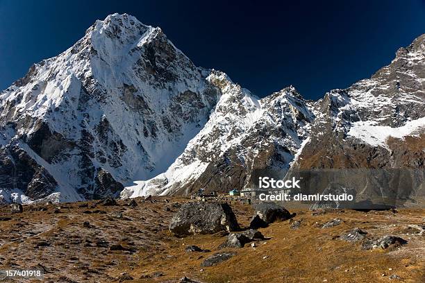 Himalaje Nepal Arkam Tse Wynika Z Dzonghla Wielki Szczegóły - zdjęcia stockowe i więcej obrazów Aspiracje