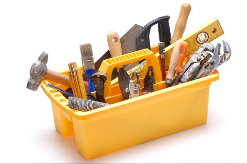 toolbox,on white background