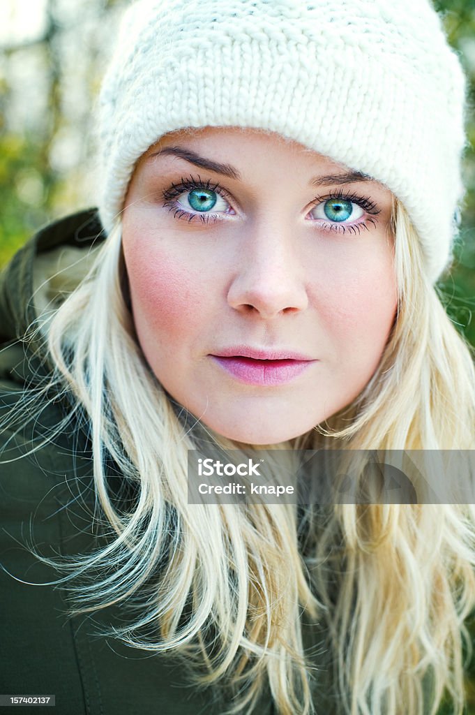 Schönen winter und Herbst portrait - Lizenzfrei 20-24 Jahre Stock-Foto