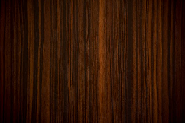 Ebony Wood Background With Vertical Stripes Stock Photo - Download Image  Now - Ebony - Wood, Textured, Wood Grain - iStock