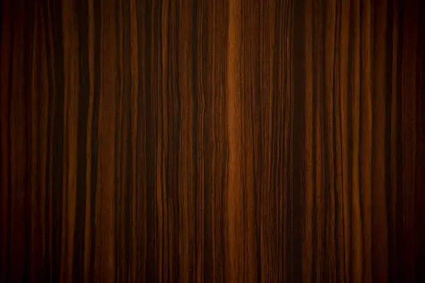Photo of Ebony wood background with vertical stripes