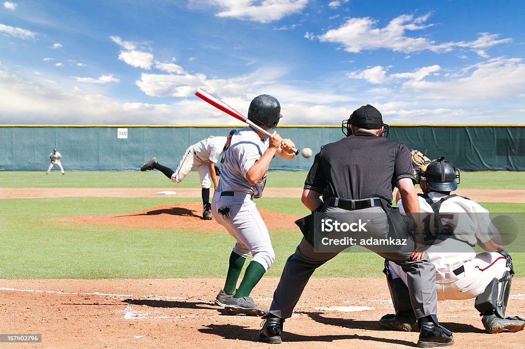 Jogo de beisebol - Foto de stock de Beisebol royalty-free