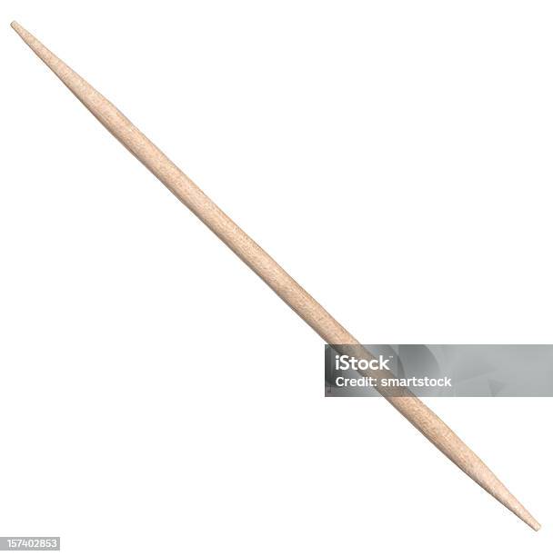 High Resolution Toothpick Stock Photo - Download Image Now - Toothpick, Clipping Path, Close-up