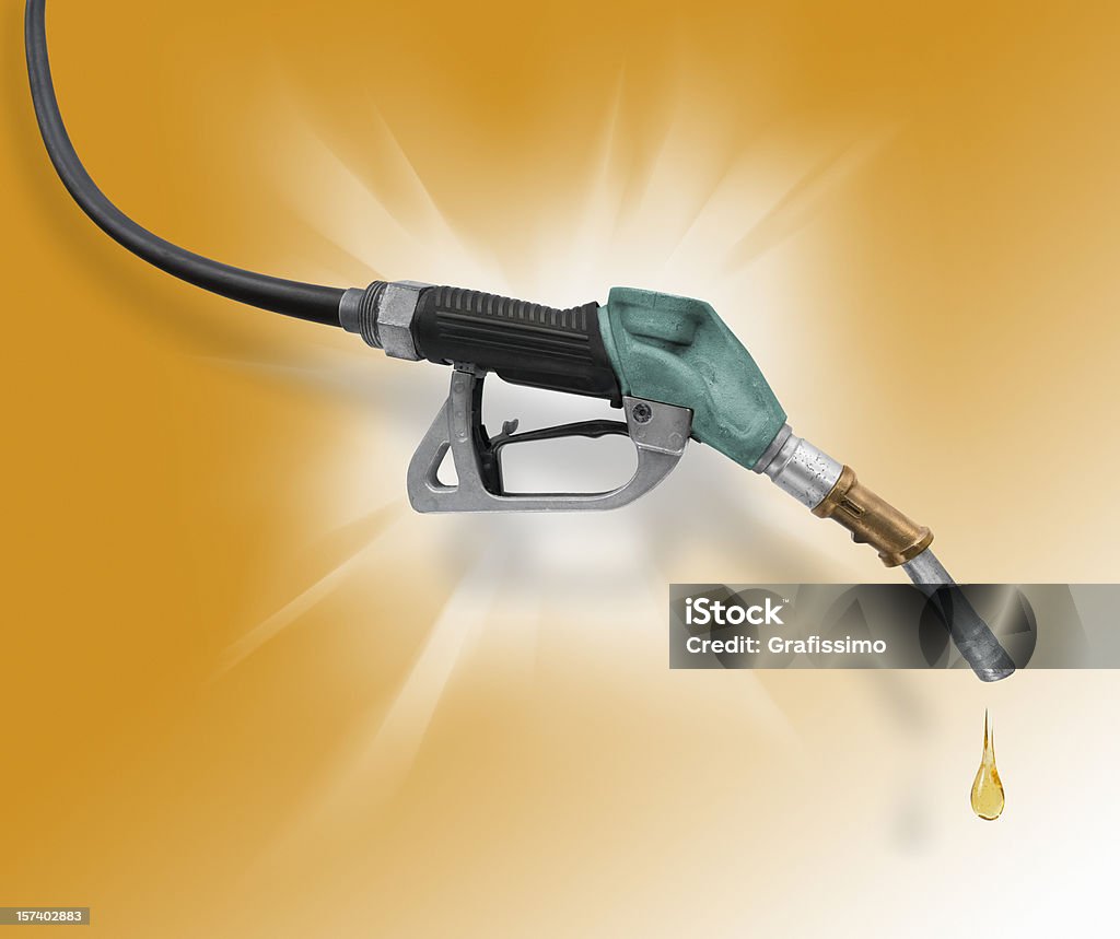 Pompe à essence Pompe à essence dernière goutte d'essence - Photo de Crise pétrolière libre de droits