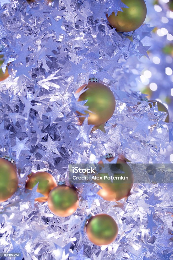 Decoração de Natal: estrelas e bolas - Royalty-free Abstrato Foto de stock