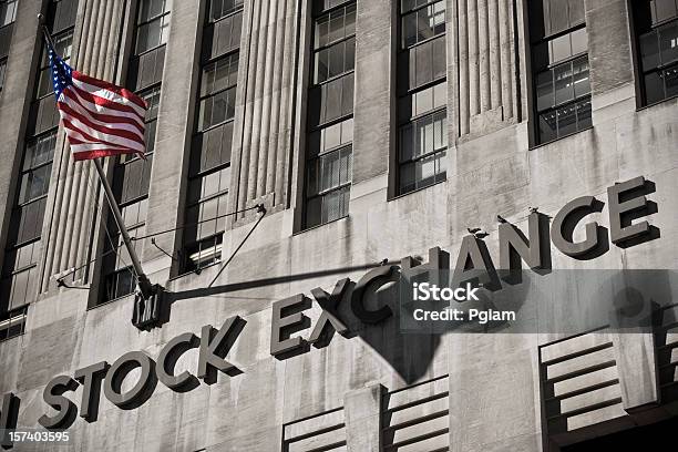 Stock Exchange Stock Photo - Download Image Now - New York Stock Exchange, Stock Market and Exchange, Wall Street - Lower Manhattan
