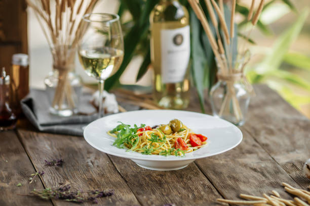 istock Portion of italian spaghetti pasta 1574036335