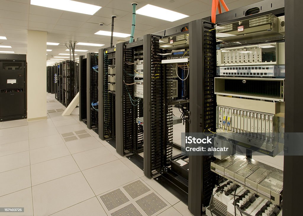 Computer Room  Color Image Stock Photo