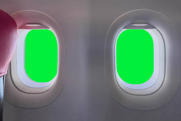 istock aeroplane window with clear background from a big airplane airline jet 1574041358