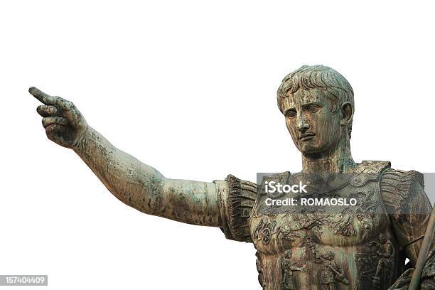 Ritratto Di Cesare Augusto Roma Italia - Fotografie stock e altre immagini di Imperatore Augusto - Imperatore Augusto, Imperatore, Stile classico romano