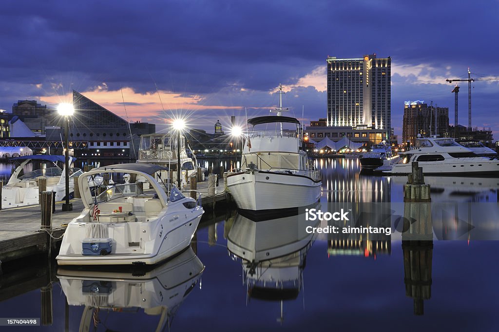 Marina em Baltimore - Royalty-free Amanhecer Foto de stock
