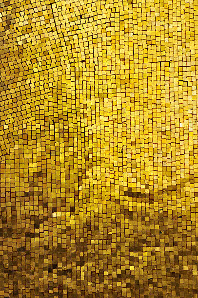 Golden Mosaic stock photo