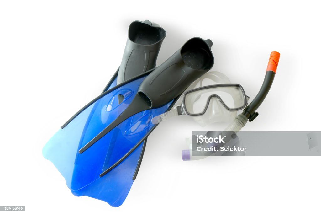 Snorkle eguipment - Foto de stock de Máscara de submarinismo libre de derechos