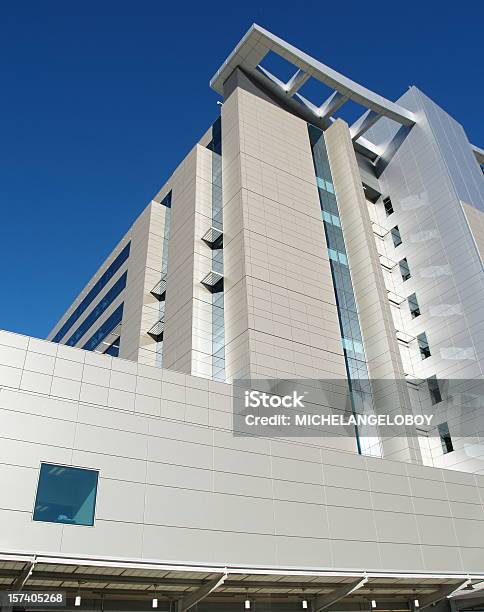 Metal Modern Building Stock Photo - Download Image Now - Hospital, New York City, Building Exterior