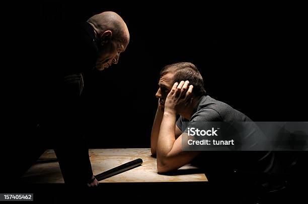 Interrogation Stock Photo - Download Image Now - Interrogation, Police Force, Crime