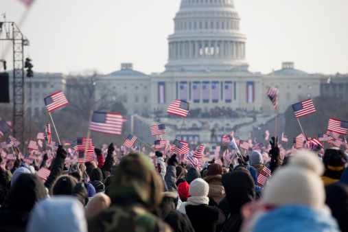 Barack Obama's Presidential Inauguration at Capitol Building, Washington DC