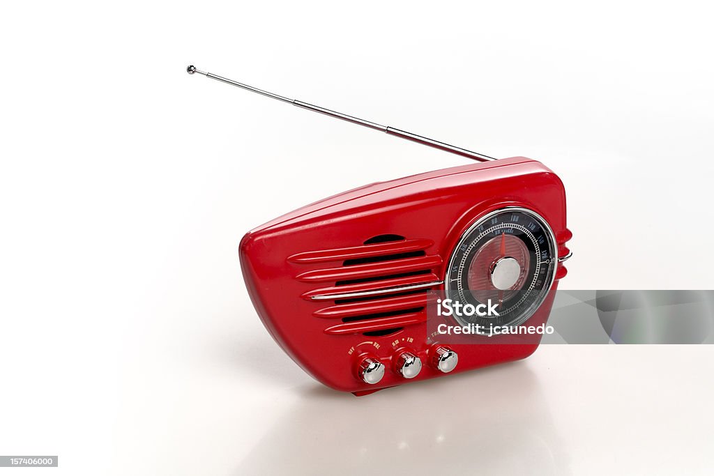 ラジオに赤 - オーディオ機器のロイヤリティフリーストックフォト