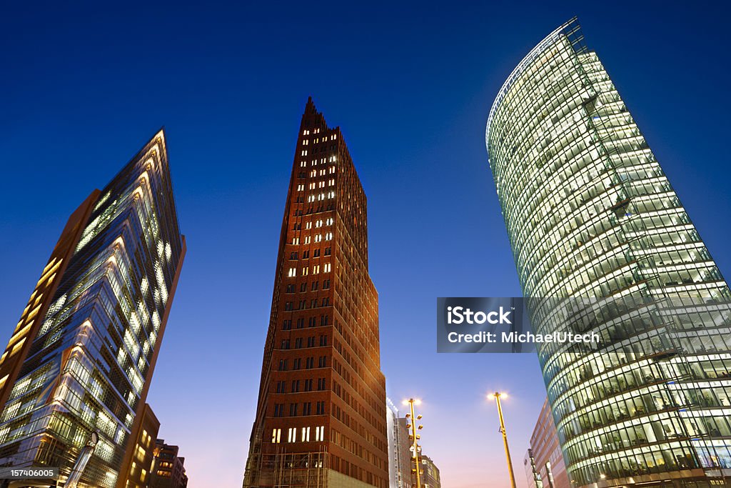 Potsdamer Platz, Berlin rascacielos - Foto de stock de Alemania libre de derechos
