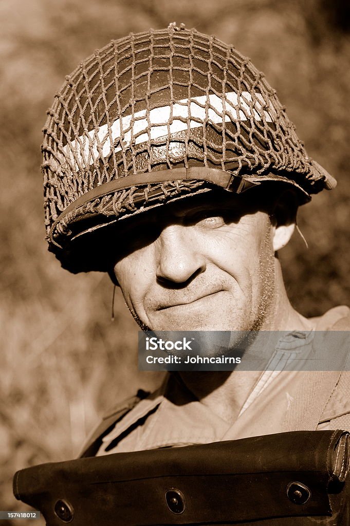 D-dia soldado. - Foto de stock de 1944 royalty-free