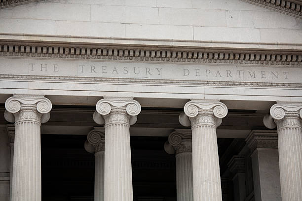 US Treasury Building, Washington DC  treasury stock pictures, royalty-free photos & images