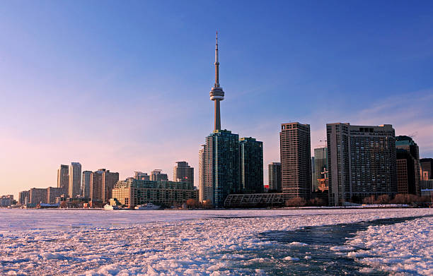 Toronto Harbour Skyline stock photo