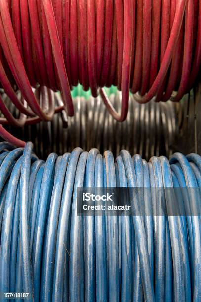 Electrical Wire Stock Photo - Download Image Now - Cable, Color Image, Construction Industry