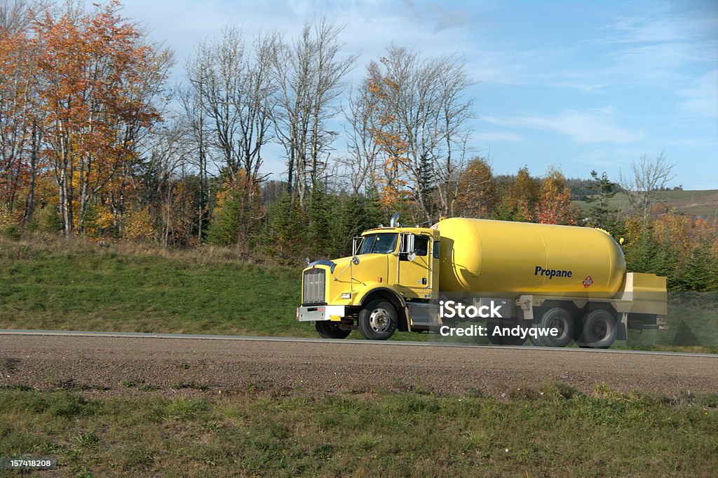 Propane truck - Lizenzfrei Farbbild Stock-Foto