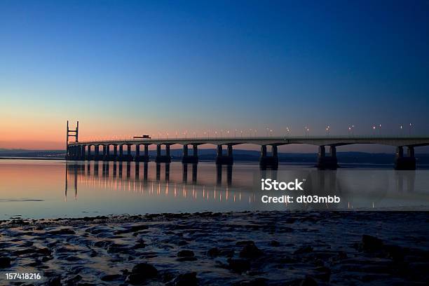 Ponte Sul Severn - Fotografie stock e altre immagini di Fiume Severn - Fiume Severn, Ponte sospeso, Ponte sul Severn