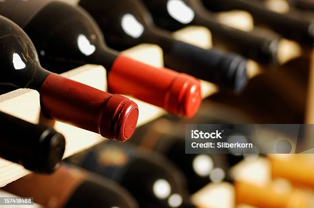 Wine Bottles Stock Photo - Download Image Now - Wine, Wine Bottle, Wine Cellar