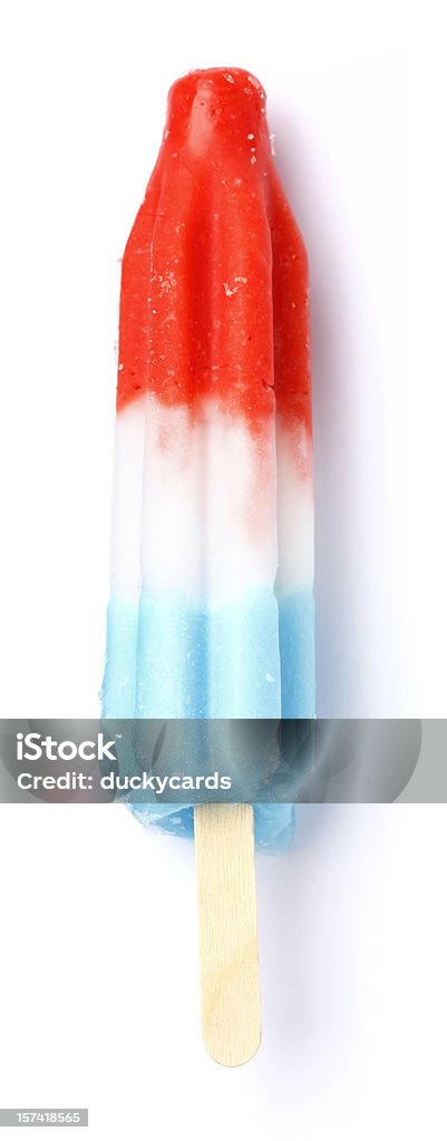 Popsicle Stock Photo - Download Image Now - Red White Blue Ice Flavored Ice, Cut Out iStock