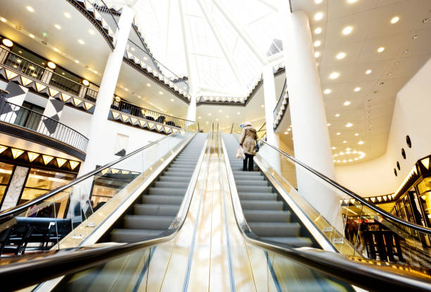 Escalator at airport