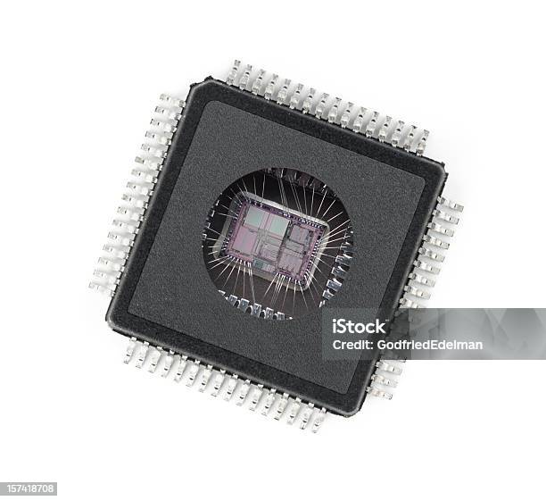 Inteligencja Procesor - zdjęcia stockowe i więcej obrazów Chip komputerowy - Chip komputerowy, Neutralne tło, Półprzewodnik