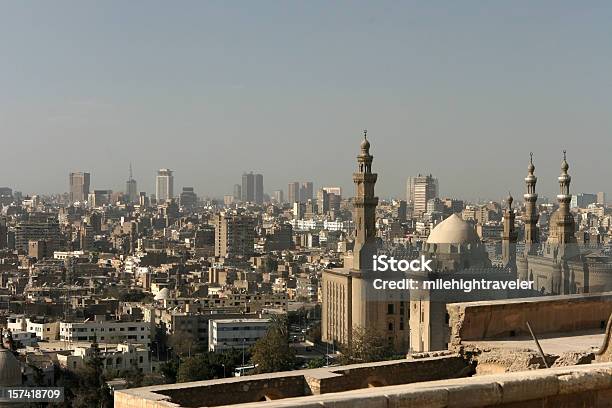 Downtown City Of Cairo Egypt Stock Photo - Download Image Now - Cairo, Skyscraper, Urban Skyline