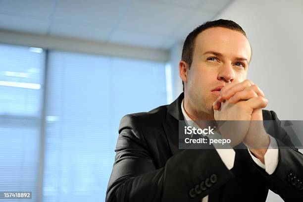 Business Man Stock Photo - Download Image Now - Close-up, Determination, Human Face