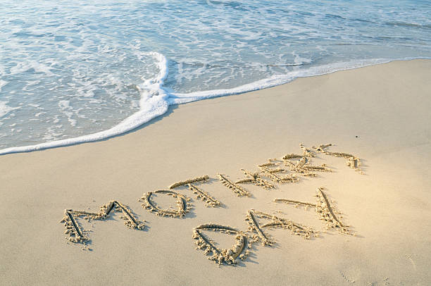istock Words Mothers Day Written in the Sand With Wave 157419035