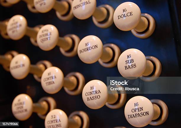 Church Organ Closeup Stock Photo - Download Image Now - Backgrounds, British Culture, Cathedral