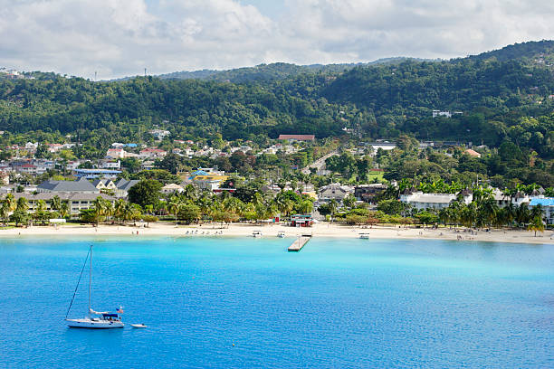 istock Beach and rainforest at Ocho Rios Jamaica 157419124