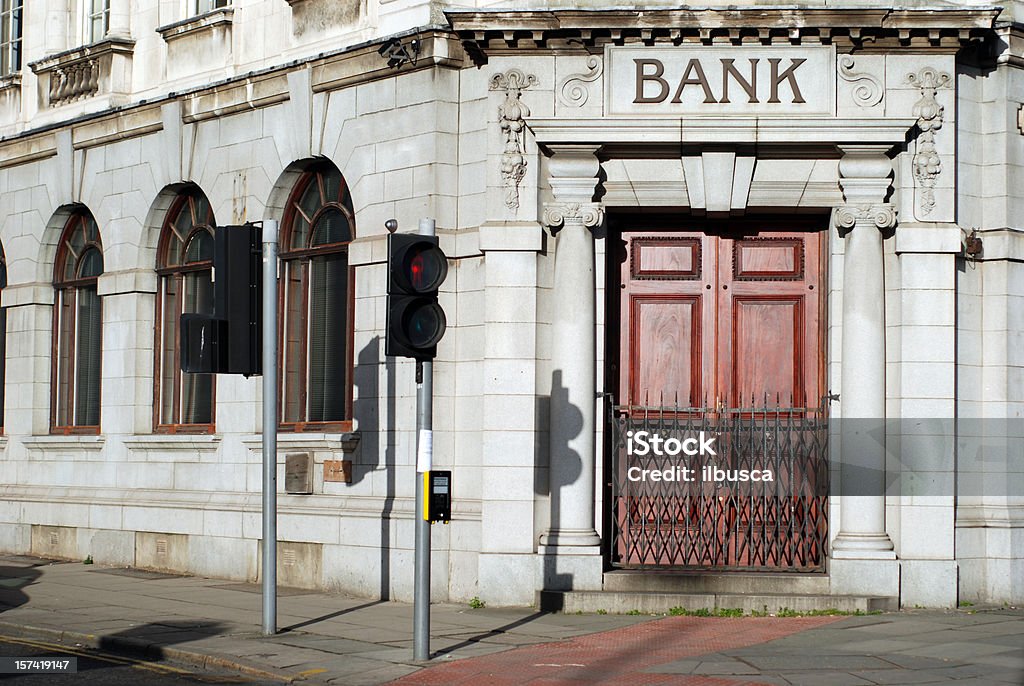 bank porte fermée - Photo de Activité bancaire libre de droits