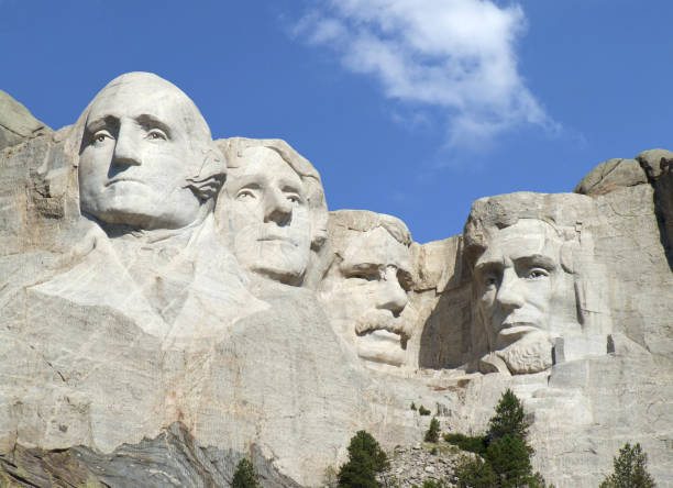 istock Mt Rushmore National Monument on a beautiful blue sky day 157419387