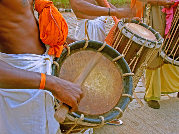 istock Theyyam, percussion line-up, Kerala, India 1574194270