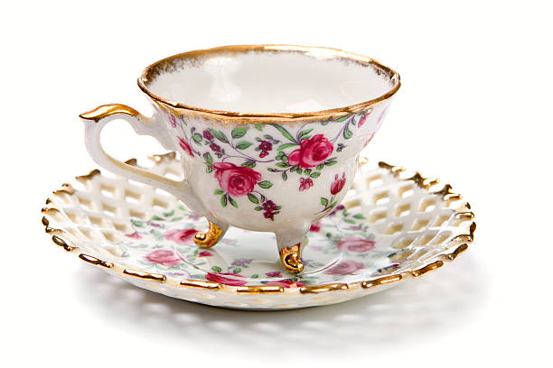 Antique Tea Cup stock photo
