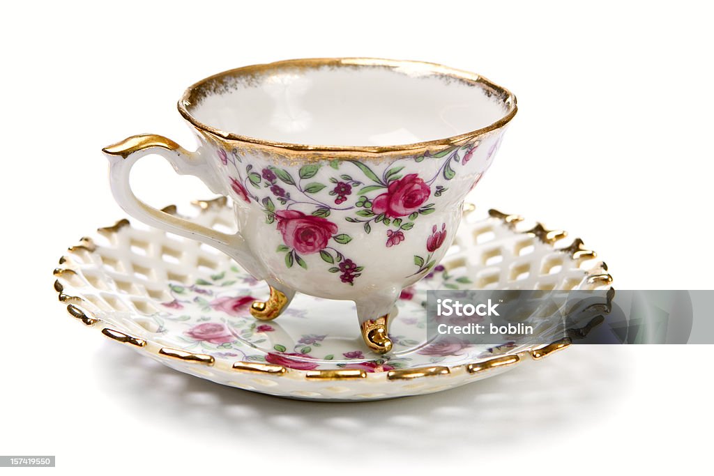 Do herbaty antyczne - Zbiór zdjęć royalty-free (Filiżanka do herbaty)