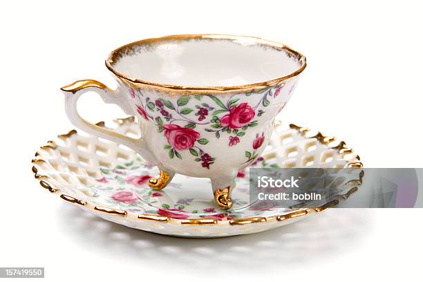 Do Herbaty Antyczne - zdjęcia stockowe i więcej obrazów Filiżanka do herbaty - Filiżanka do herbaty, Porcelana, Spodek