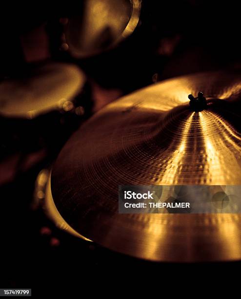 Cymbals Stock Photo - Download Image Now - Cymbal, Drum Kit, Jazz Music