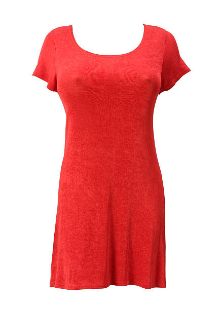 istock Formfitting red dress-isolated on white w/clipping path 157420019